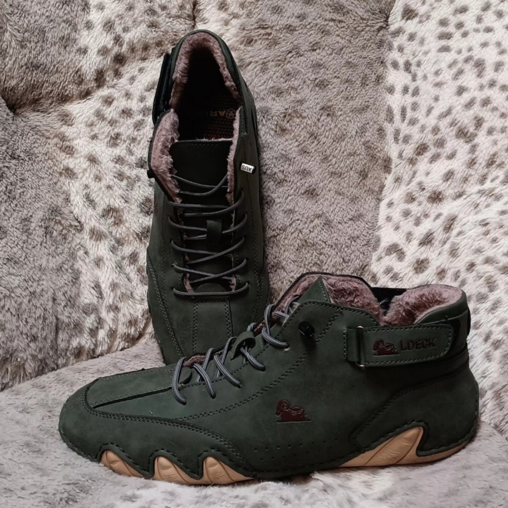 LDeck Men's Hunter Green Shoes